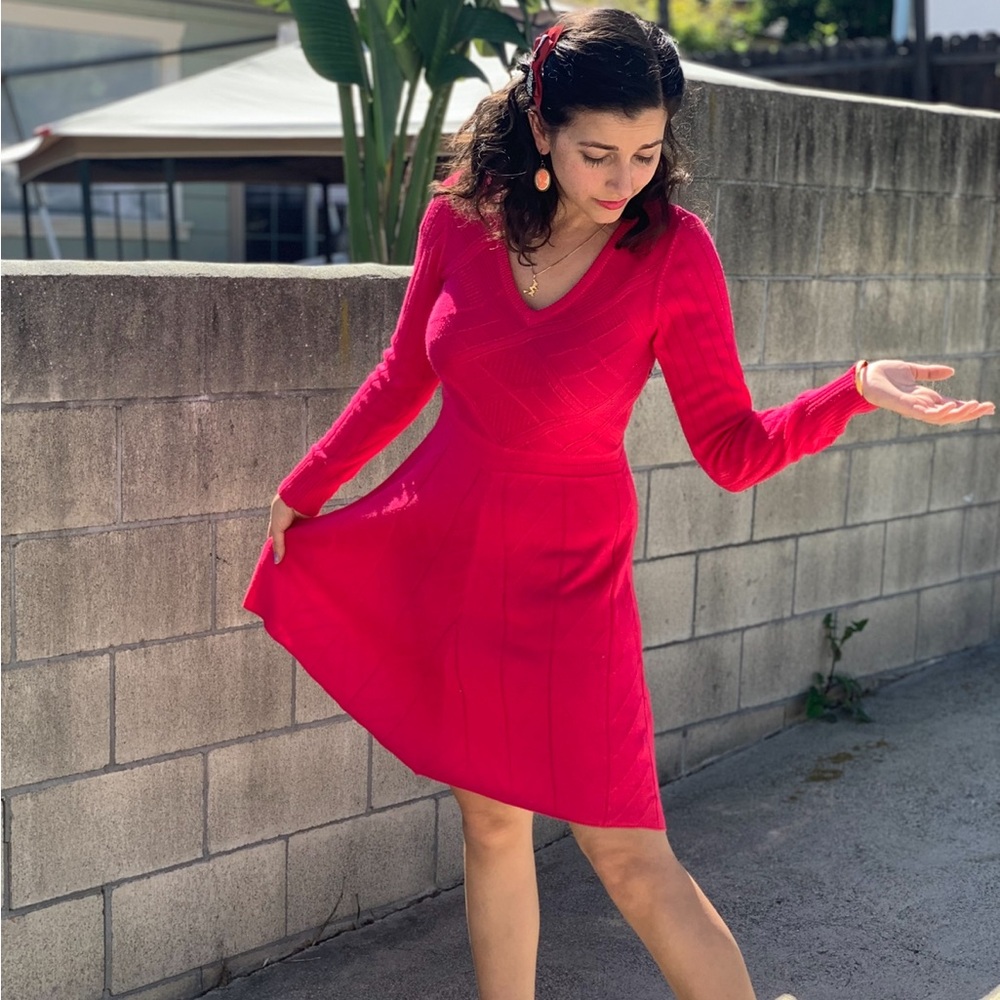 Jessica Simpson Pink Knit Dress